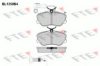 FTE BL1259B4 Brake Pad Set, disc brake